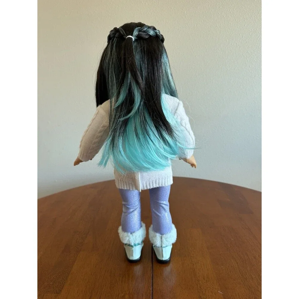 American Girl Doll Corrine Tan in Meet Outfit, Dog, 2 Outfits w/Shoes, etc
